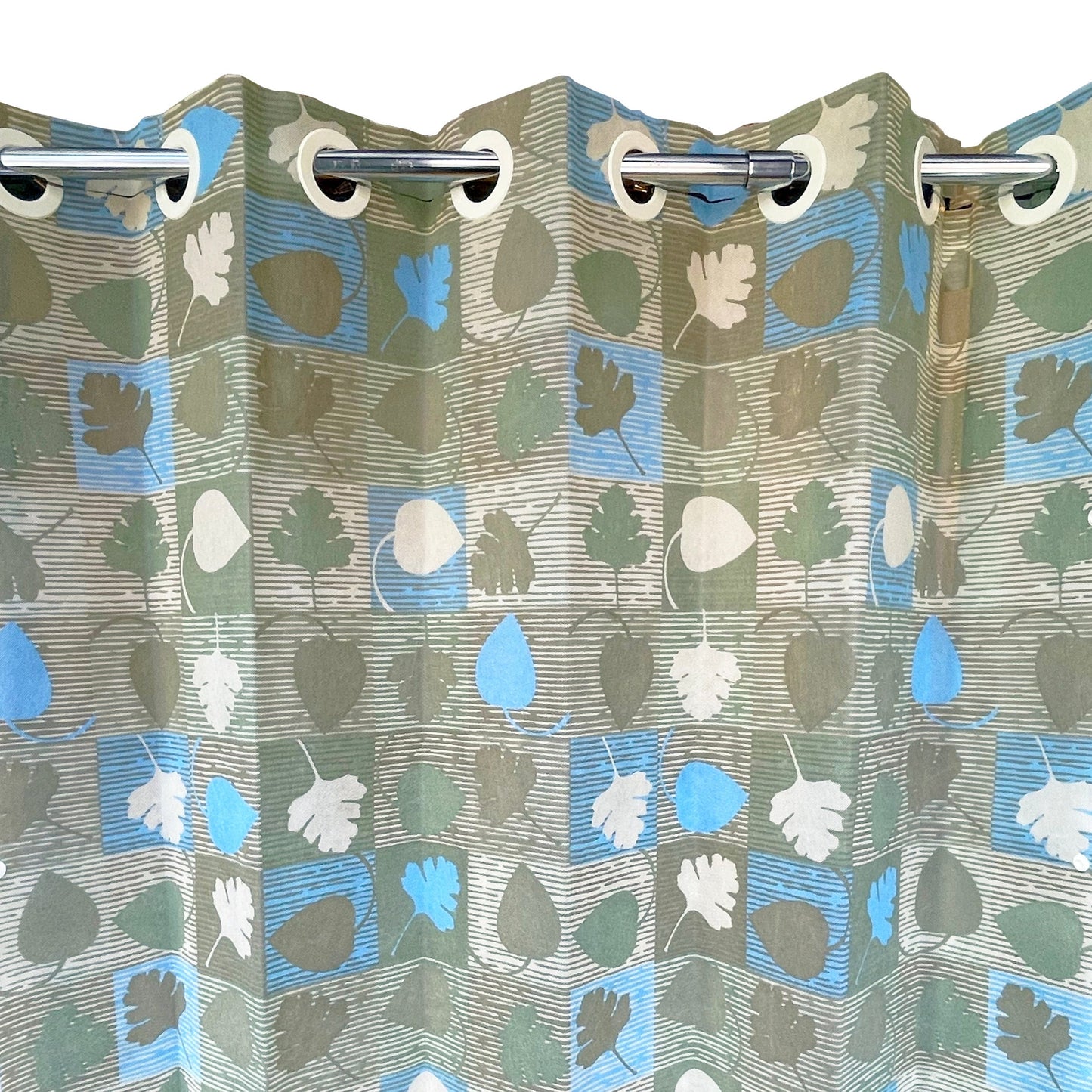 Holistipure Boxed Leaf 56x76" Hookless Shower Curtain