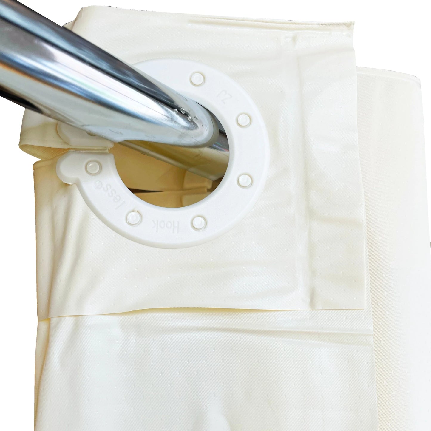 Pin Dot Beige 42x74" Hookless Shower Curtain